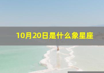 10月20日是什么象星座