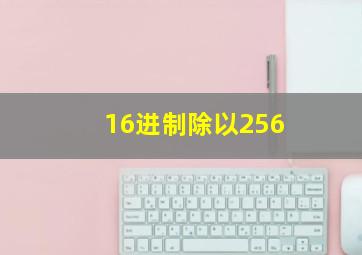 16进制除以256