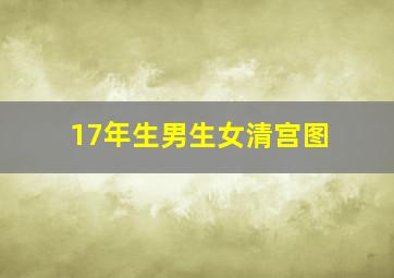 17年生男生女清宫图