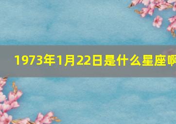 1973年1月22日是什么星座啊