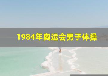 1984年奥运会男子体操