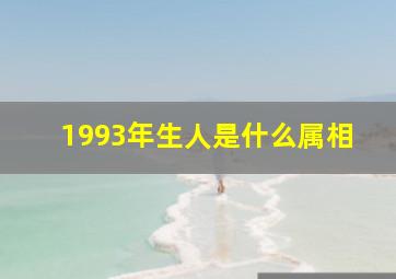 1993年生人是什么属相