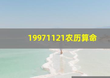 19971121农历算命