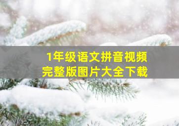 1年级语文拼音视频完整版图片大全下载