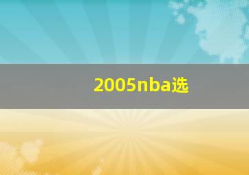 2005nba选