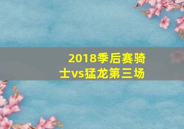 2018季后赛骑士vs猛龙第三场