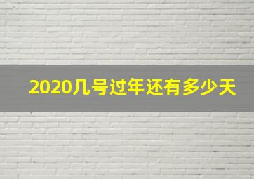 2020几号过年还有多少天