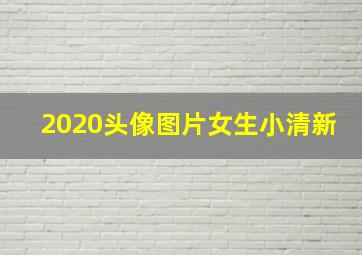 2020头像图片女生小清新