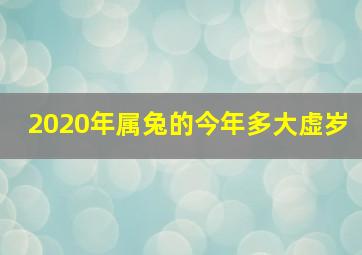 2020年属兔的今年多大虚岁