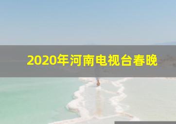 2020年河南电视台春晚