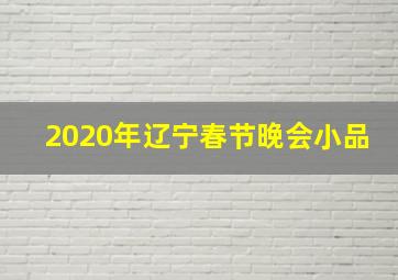 2020年辽宁春节晚会小品