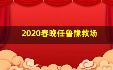 2020春晚任鲁豫救场