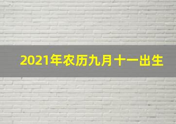 2021年农历九月十一出生