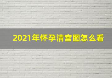 2021年怀孕清宫图怎么看