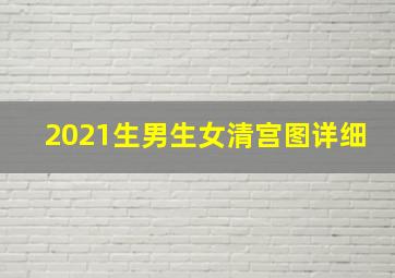 2021生男生女清宫图详细