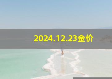 2024.12.23金价