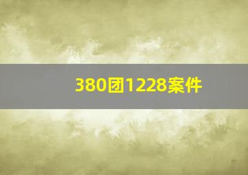 380团1228案件