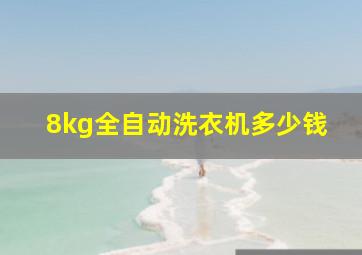 8kg全自动洗衣机多少钱