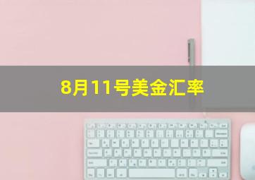 8月11号美金汇率