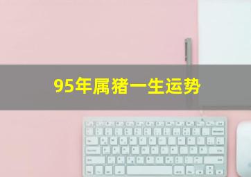 95年属猪一生运势