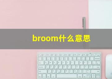 broom什么意思