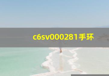 c6sv000281手环