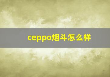 ceppo烟斗怎么样