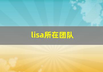 lisa所在团队