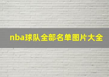 nba球队全部名单图片大全