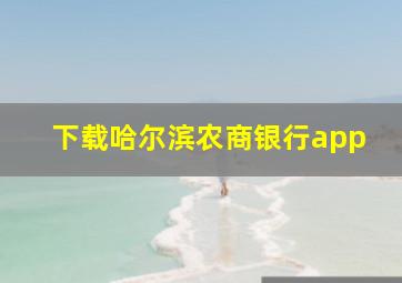 下载哈尔滨农商银行app