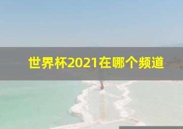 世界杯2021在哪个频道