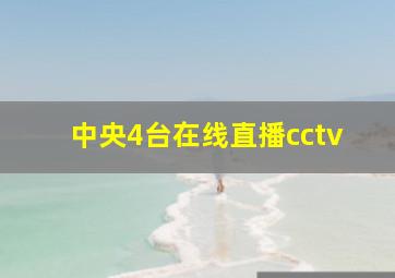 中央4台在线直播cctv