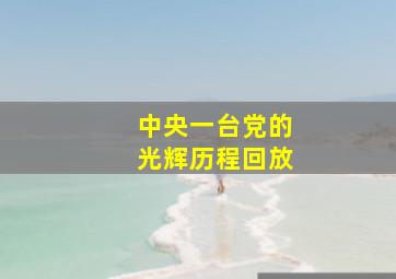 中央一台党的光辉历程回放