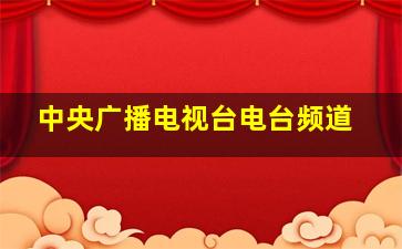 中央广播电视台电台频道