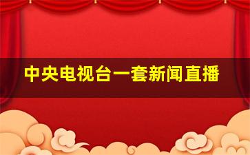 中央电视台一套新闻直播