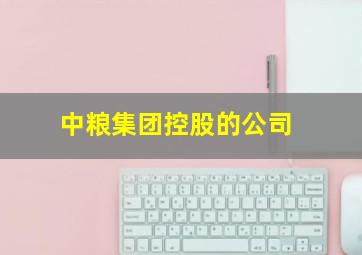 中粮集团控股的公司