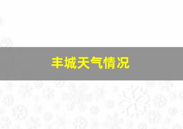 丰城天气情况