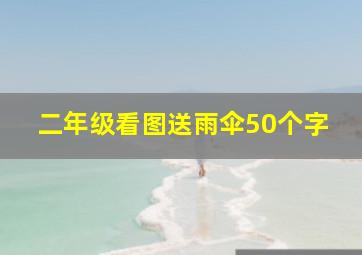 二年级看图送雨伞50个字