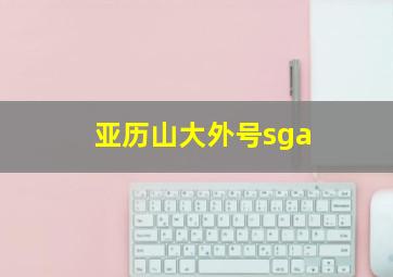 亚历山大外号sga