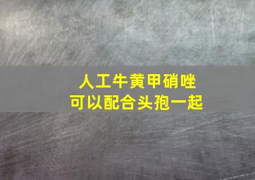 人工牛黄甲硝唑可以配合头孢一起