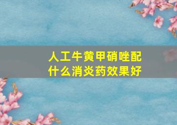 人工牛黄甲硝唑配什么消炎药效果好