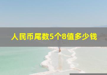 人民币尾数5个8值多少钱