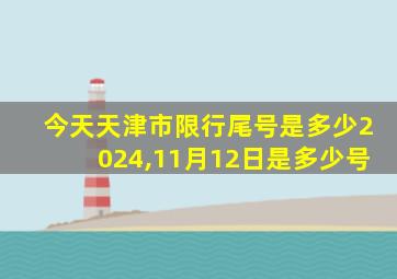 今天天津市限行尾号是多少2024,11月12日是多少号