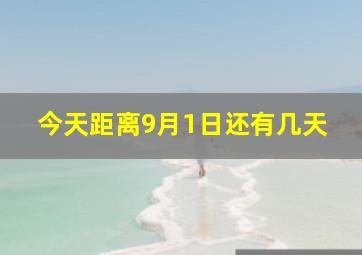 今天距离9月1日还有几天