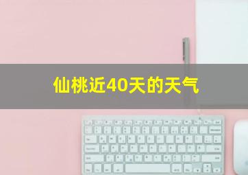 仙桃近40天的天气