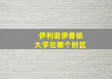 伊利诺伊香槟大学在哪个时区