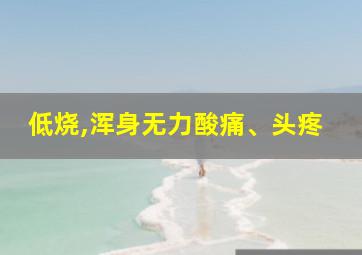 低烧,浑身无力酸痛、头疼