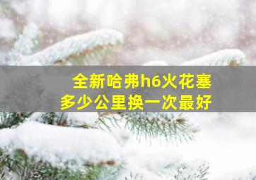 全新哈弗h6火花塞多少公里换一次最好