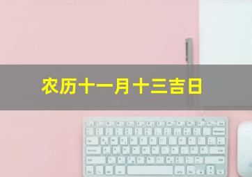 农历十一月十三吉日