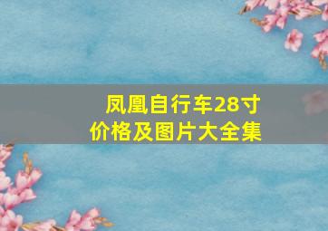 凤凰自行车28寸价格及图片大全集